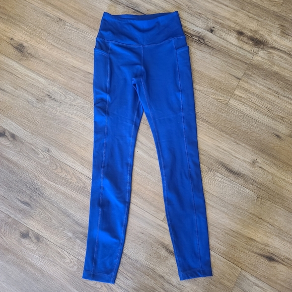 mondetta EUC, Women's Blue Legging capri with pockets. sz xs - Picture 4 of 9